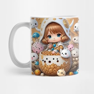 marshmellow girl, design Mug